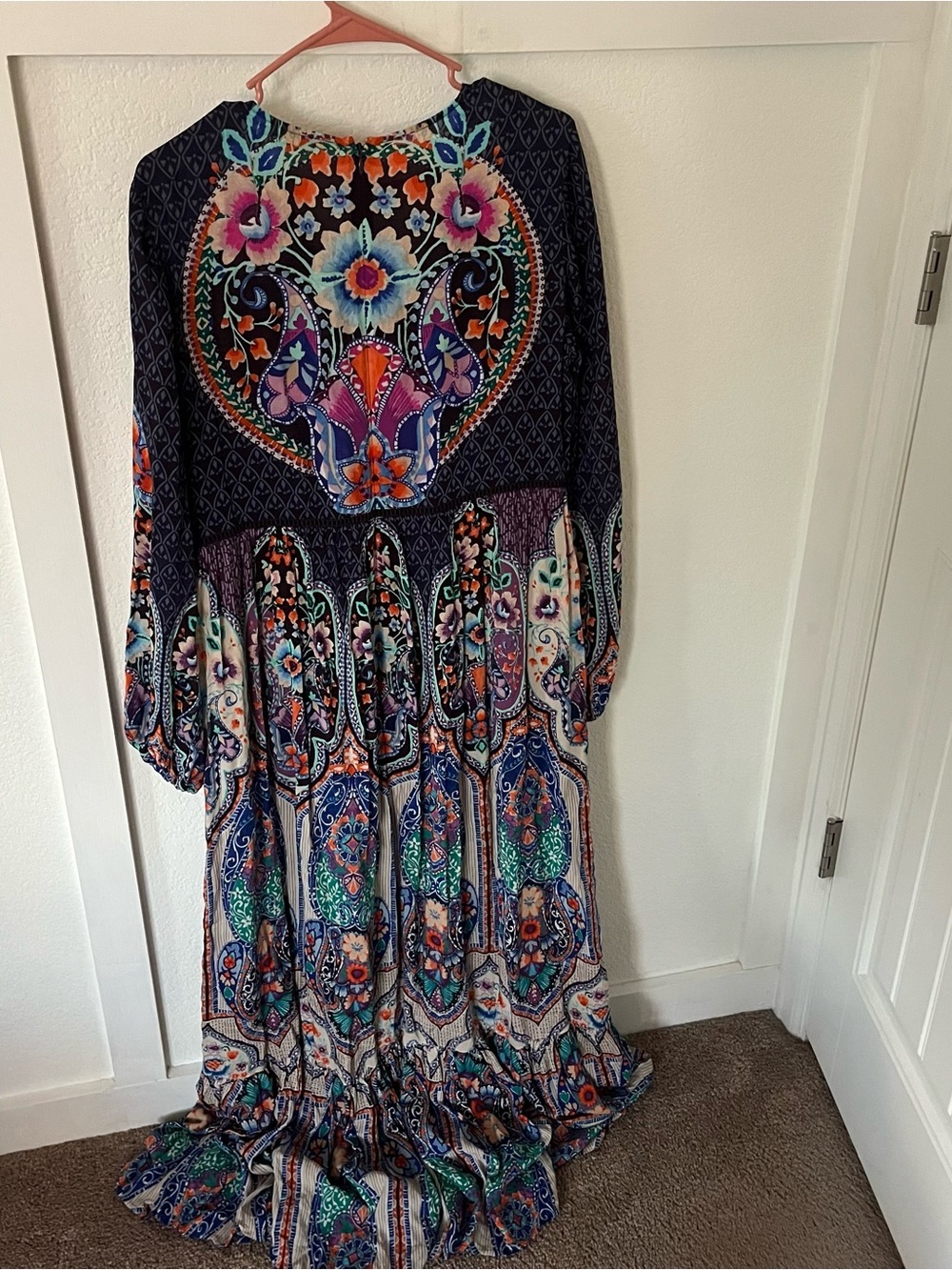 Johnny Was Women's Medium Saba Maxi Coverup Dress - Picture 6 of 8